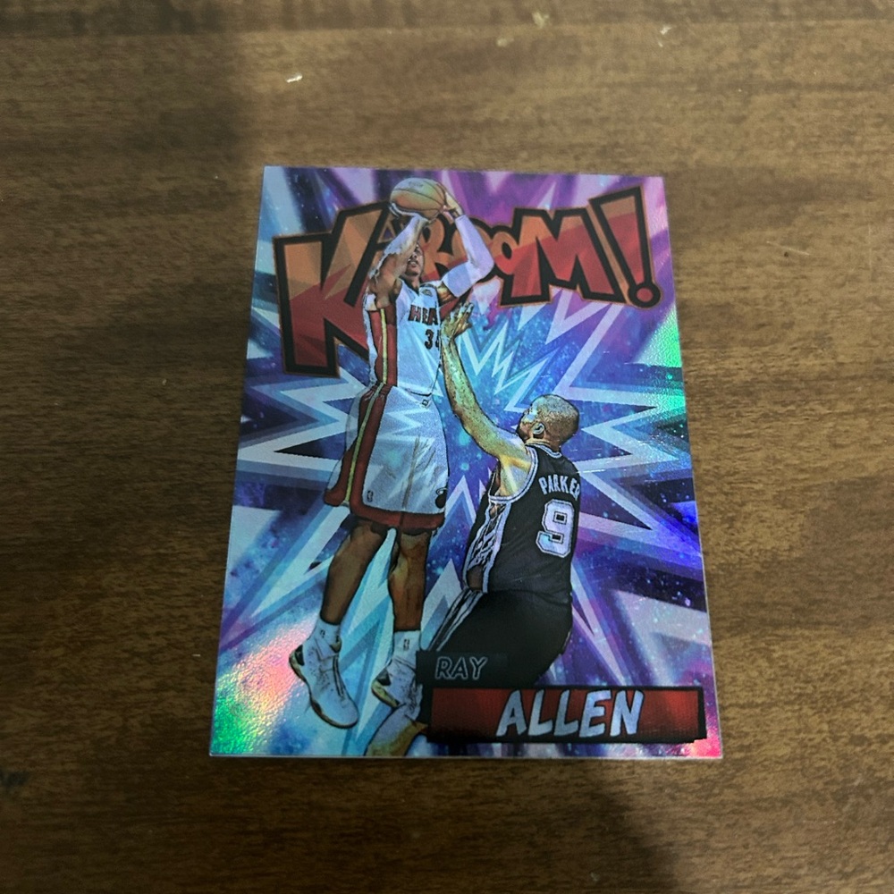 Ray Allen Titan Kaboom refractor promo card